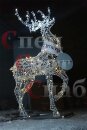 Светодиодная уличная фигура Гордый олень с брендированием