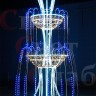Световой фонтан "Королевский стандарт" 2х3м мульти