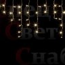 Светодиодная гирлянда "Бахрома" теплое белое свечение 100 метров